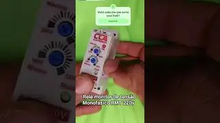 Rel&eacute; Monitor de tens&atilde;o Monof&aacute;sico RMT 220v