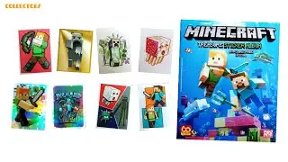 MINECRAFT TREASURE - COMPLETING THE STICKER ALBUM
