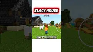 Black House Build 🎯 | #minecraft #housebuild #newshort #shorts