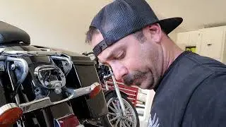 Custom Dynamics turn signal eliminator kit on the Electra Glide. #customdynamics #electraglide