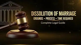 Dissolution of Marriage | Grounds, Process, and Time Required for Decree