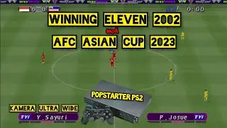 WINNING ELEVEN 2002 PS1 | AFC ASIAN CUP 2023 | RF93PATCH | POPSTARTER PS2
