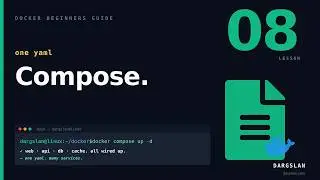 Docker Compose - One YAML, Whole Stack (web + api + db + cache)