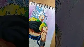✨camal new soft pastel draw Goku drawing ✨ #short l#artbyyash