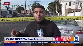 Burglary suspects in U-Haul change vehicles during L.A. pursuit