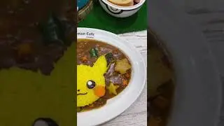 Pokemon Cafe! Slowpoke Cake, Pikachu Curry, and Snorlax Chicken and Rice! #pokemon #tokyo #japan #f