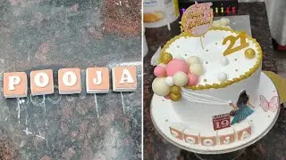 Beautiful Girl Theme Cake | Birthday Cake Design for Girls | Trendy Cake