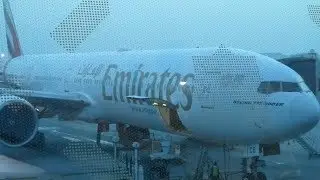 Dubai to Newcastle Full Flight | Emirates 777-300ER | Slow TV