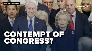 Bill and Hillary Clintons defy Epstein subpoenas