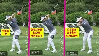 [proswing analysis] 방신실프로님 스윙분석 아이언 vs 드라이버스윙