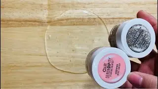 Mixing &ldquo;Nail Color Dip Pink VS Sliver&rdquo; Into  Clear Slime! Very Satisfying Video