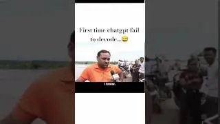 even chatgpt failed in this... #shortsfeed  #shortvideo  #shorts