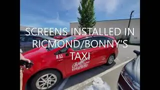 SAFETY SCREENS INSTALLED IN TAXI   RICHMOND BONNY'S TAXI