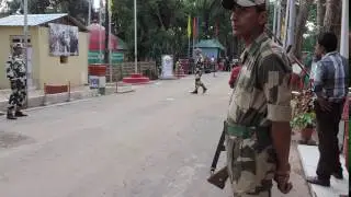 Akhaura Border Retreat Ceremony between BSF & BDR