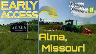 Checking Out The Upcoming Alma Map For FS25!!