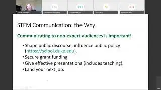 STEM Series: STEM Communication Fundamentals: The Overview | Dr. Elise Demeter