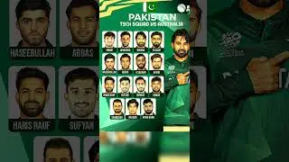 Pakistan T20 squad for Australia series 2024 @pakvsaus2ndt202 #pakvsaus #pakvsaust202024