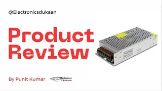 12 Volt 10AMP/ 120 WATT DC Switched SMPS Power Supply @electronicsdukaan
