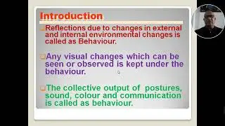 INTRODUCTION OF ETHOLOGY (HISTORY AND DEVELOPMENT)