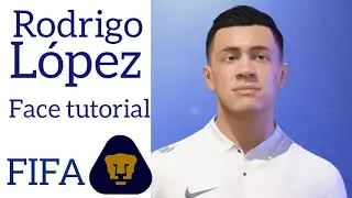 Rodrigo L&oacute;pez (Pumas) - Face tutorial - FIFA
