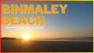Beautiful Sunset in Binmaley Beach  -  Baywalk Binmaley, Pangasinan ☀️🌅🌊🌄