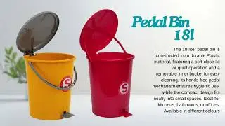 High Quality 60L & 30L,18L, 8L Plastic Dustbin, Pedal bin, Garbage Bin/ Plastic Product Manufacturer