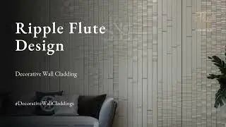 Ripple Flute Design in Decorative Wall Cladding | Stone Art By SKL