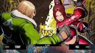 FATAL FURY City of the Wolves - Terry Bogard VS Mai Shiranui