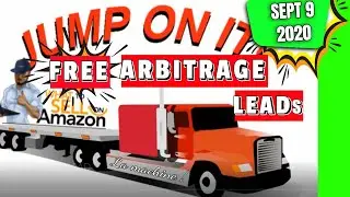 Jump on it free leads for amazon arbitrage 09-09-2020.