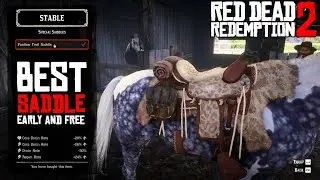 How to Get the Best Saddle Early in Chapter 2 for Free RDR2 Tutorial #rdr2 #gaming #gamingtutorial
