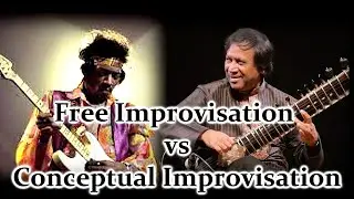 Free Improvisation Vs Conceptual Improvisation - Indian Classical Guitar Academy - Live Q & A clip