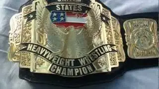 Real WCW U.S Heavyweight title made by Dave Millican