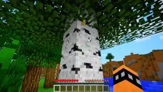 Minecraft - Como bater na madeira branca