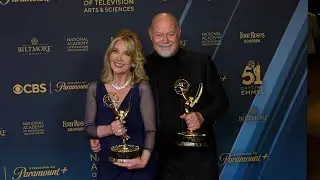 Melody Thomas Scott and Edward J. Scott honored with Lifetime Achievement Awards | Daytime Emmys