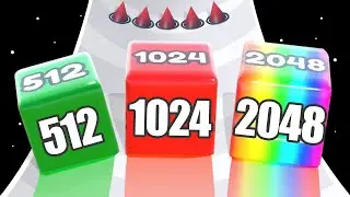 TUBE JELLY RUN 2048: Level Up Jelly (Big Updated - Part 2)