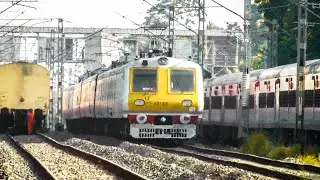 Rare scene 🔥 patrolling special train enters beautifully between the LHB rake and the utkrish rake
