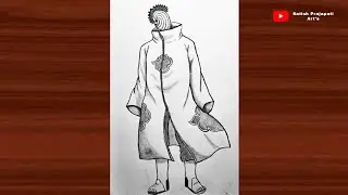 Obito full body drawing || how to draw obito uchiha|| step by step drawing