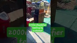 2000w Amplifier Board Testing