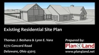 Existing Site Plan for 6772 Concord Road
