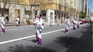 Northern California Cherry Blossom Parade 2012 Michiya Hanayagi Dance Studio