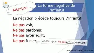 Français - EB7 - L'infinitif