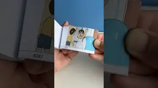 Shizuka and nobita #flipbookanime #flipbook #doremon #shizuka