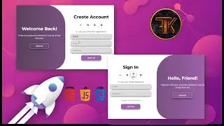 Responsive Login & Registration Form Using HTML & CSS & JS | Sign In & Sign Up Form| @techkitty6144