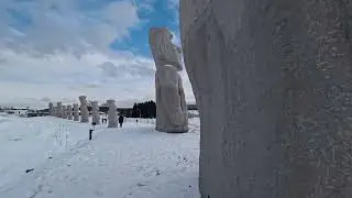 How Huge are these Moai Statues? ❄️🗿😲
