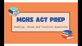 Day 13: Reading - Vocab And Function Questions
