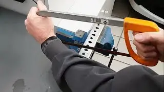 Como cortar hierro con sierra de mano por primera vez con seguridad.