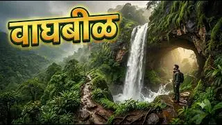 Jungle Trek to Waghbil Waterfall | वाघबीळ 🐯 | Badlapur : धबधब्याच्या मागे दडलीये रहस्यमयी गुहा 🐾