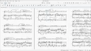 April in Paris (E.Y. Harburg & Vernon Duke). Sheet music for flute and piano.