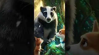 Glowing Moss, Animal Unity: Wise Badger, Corgi, Squirrel vs. Environmental Threat!