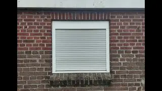 Crank type window roller shutter repair